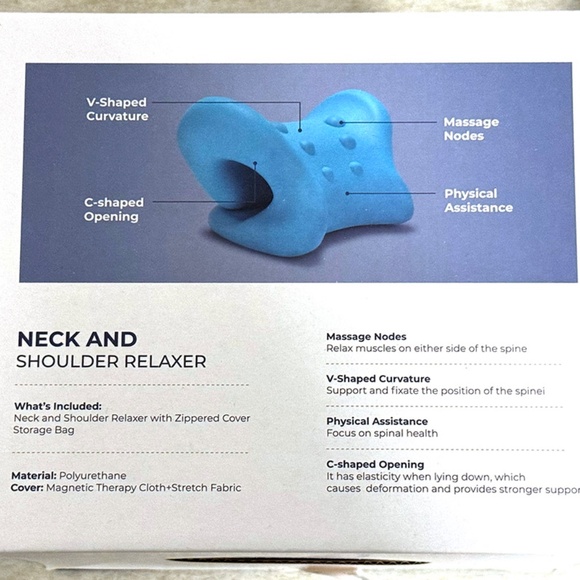 ZAMAT Neck and Shoulder Relaxer Magnetic Therapy Neck Stretcher pillow - Picture 8 of 8